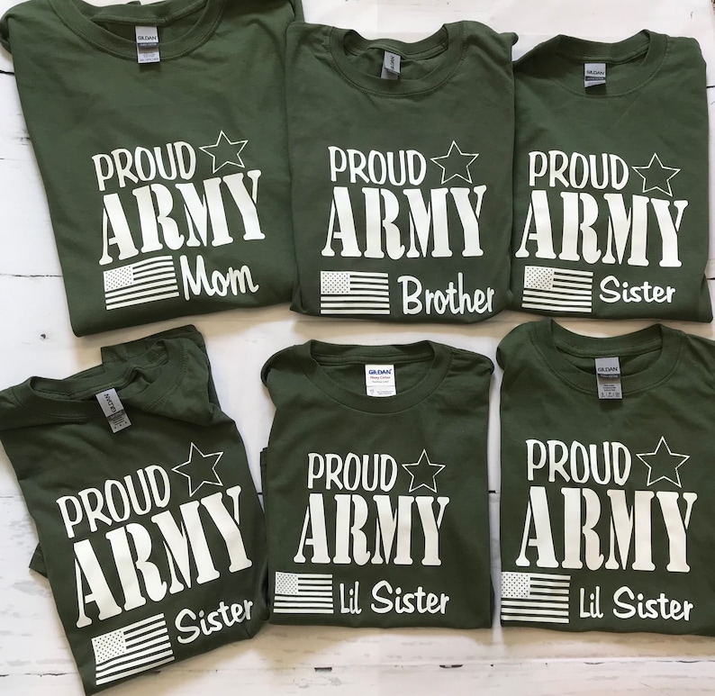 Proud Army Family T-shirts - Etsy