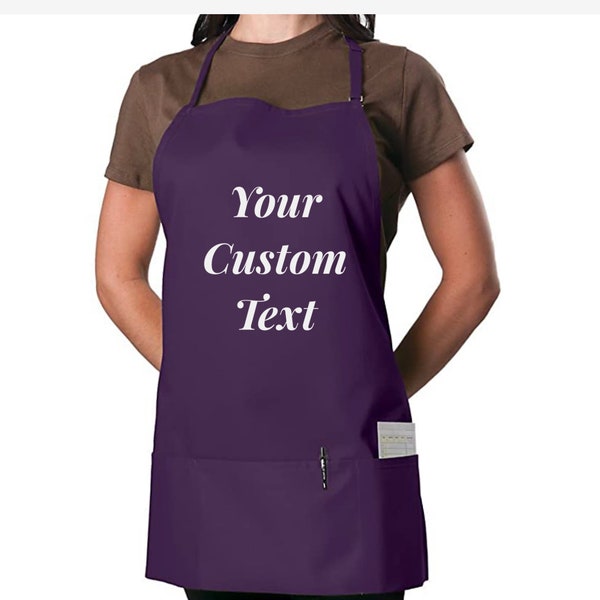 CUSTOM APRON / Colorful Aprons for Painting, Crafting, Cooking and Baking