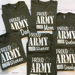 Proud Army Family T-shirts image 2