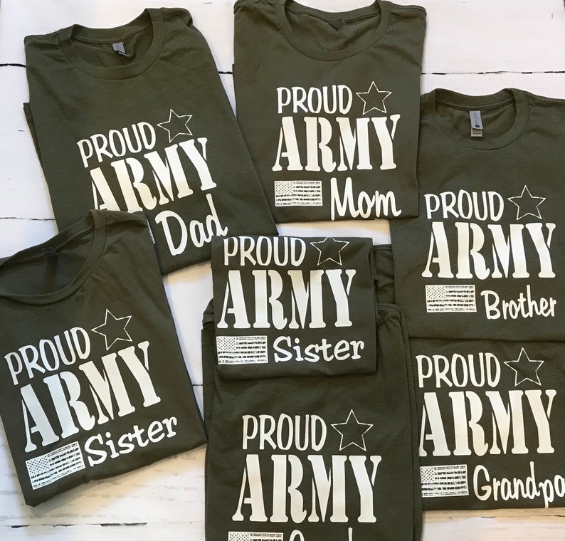 Proud Army Family T-shirts image 2