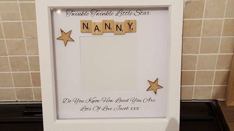 Nanny Frame Personalised Present Gifts For Mums Image 0