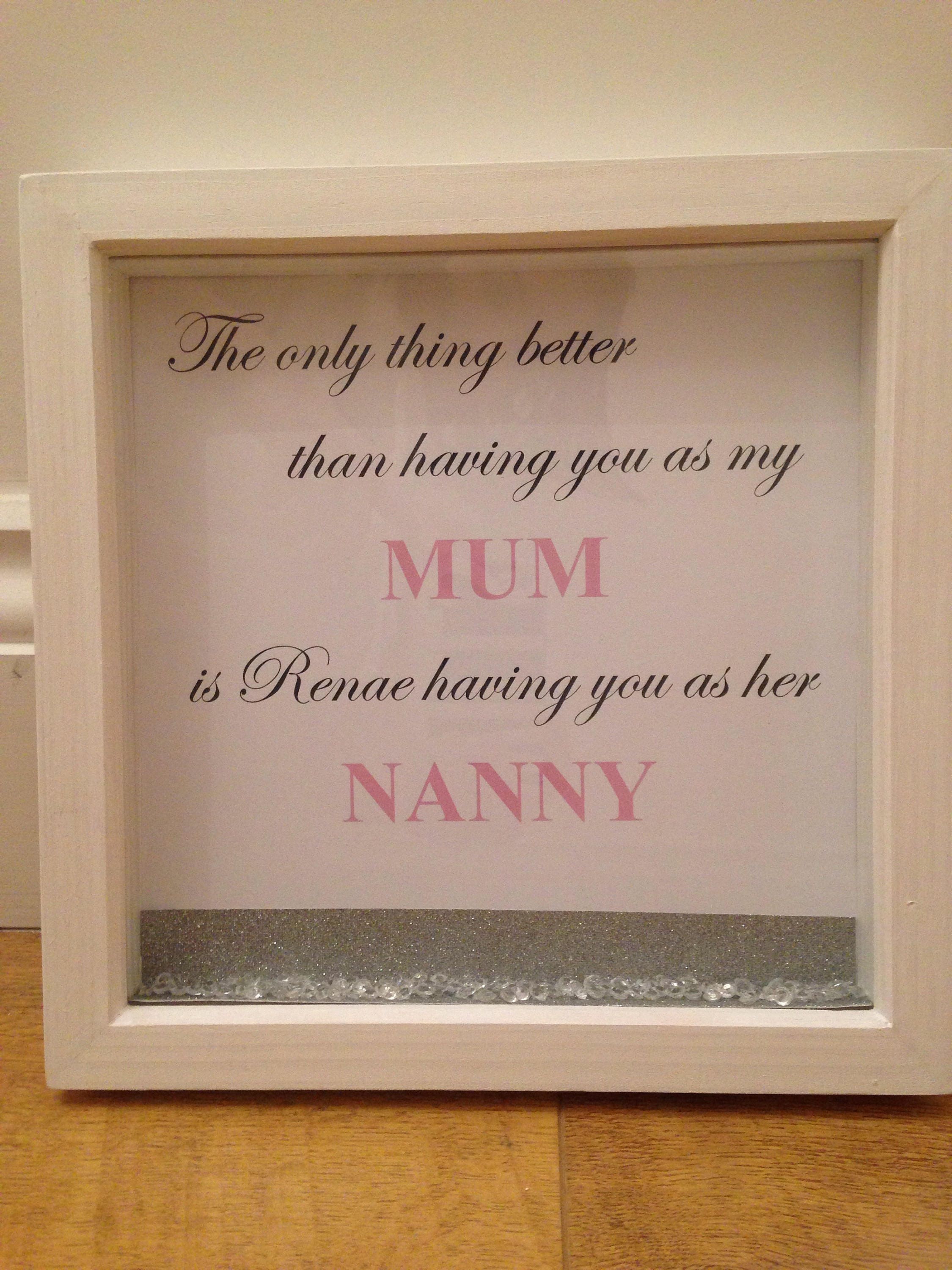 Personalised Nanny Frame Mum Mother S Day Gift 50
