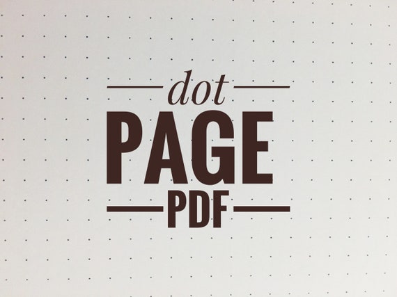 Printable Letter Dot Grid Paper Bullet Journal Dot Grid Etsy Ireland