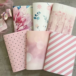 Quaderni per taccuino di viaggio rosa