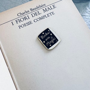 magnetic pin for book lovers, magnetic book pin