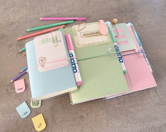 Midori PVC Travel Notebook, Clear Planner Cover