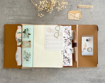 cover wallet complete with zipped case, Travel wallet organizer fauxleather classic color. PRE ORDER