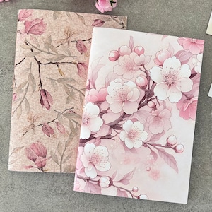 Travel Notebook Inserts, Spring Collection Notebook Inserts, All Sizes, Dot Grid Lined