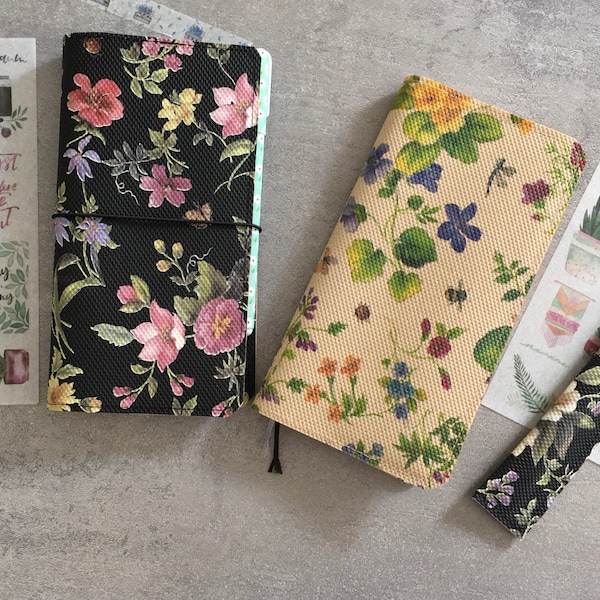 Hobonichi Cover week, a6 o a5  - Stalogy cover “ Secret Garden”