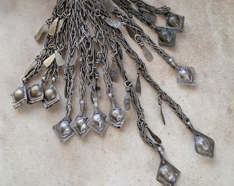 Vintage Kuchi Tribal Dangles Unique Jewelry Supplies Buds Drops 12pcs (22336)