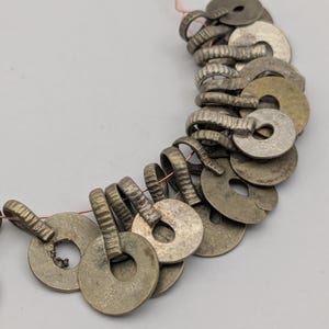 Vintage Afghan Kuchi Tribal Findings Circle Dangles 50 Pieces (17535)
