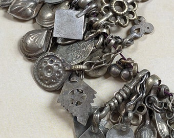 Kuchi Tribal Vintage Jewelry Charms Unique Assortment 79 Pieces (15924)