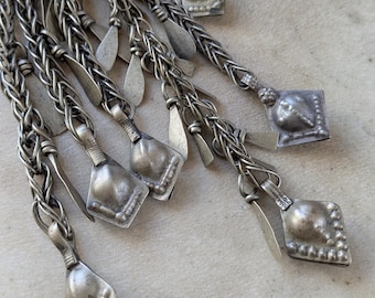 Vintage Kuchi Tribal Dangles Unique Jewelry Supplies Buds Drops 7pcs (22343)