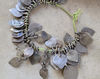 Vintage Droplet Charms Dangles Afghan Pakistani Tribal Findings 54 Pieces (22335)