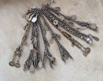 Kuchi Chain Fringe Vintage Tribal Jewelry Upcycling Findings 9pcs (22340)