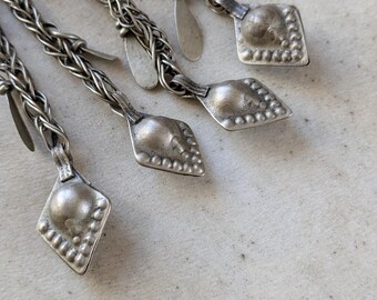 Vintage Kuchi Tribal Dangles Unique Jewelry Supplies Buds Drops 4pcs (22344)