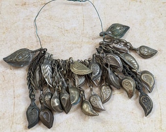 Kuchi Tribal Jewelry Dangles Charms Leaf-Like Droplets 26 Pieces (15933)