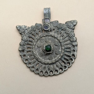 Vintage Pashtun Tribal Pendant Waziri Jewelry Finding (18497)