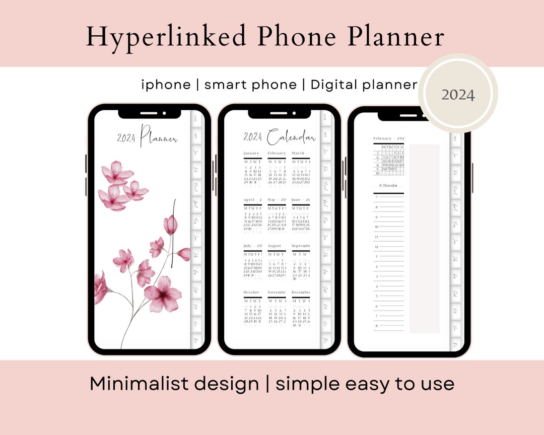 IPhone Planner 2024 Digital Planner for iPhone and iPad Smartphone