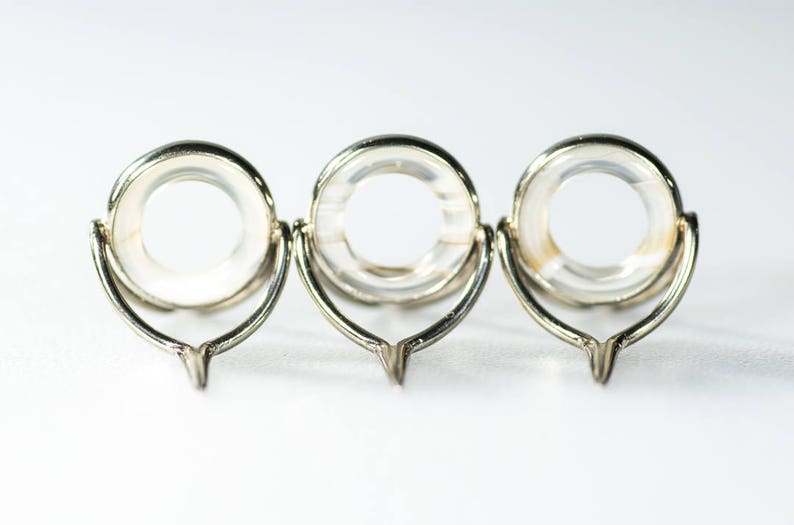 Pale/clear agate stripping guides for fly rods Etsy