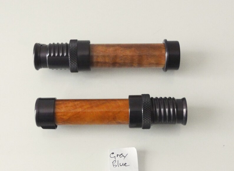 GS1 Lemke Concepts fly rod reel seat metal parts only wood Etsy