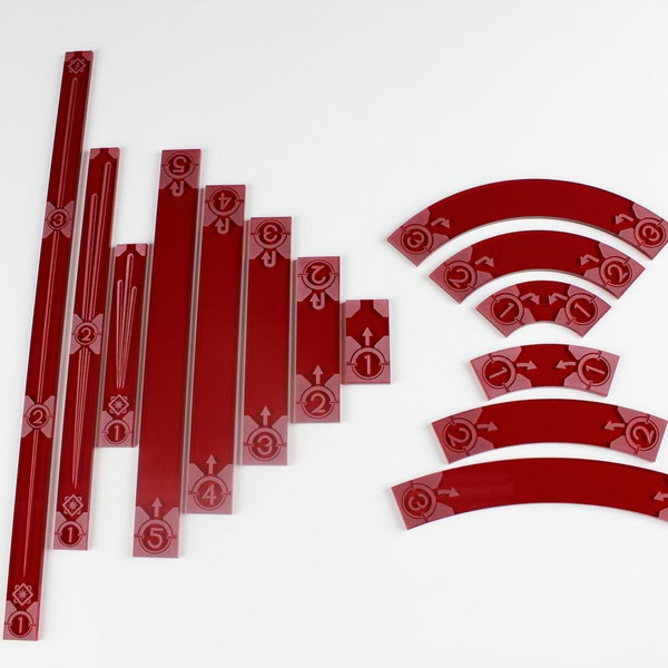 X Wing Maneuver Template Etsy