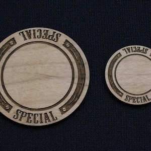 Malifaux - Solid Wood Special (writable) Tokens