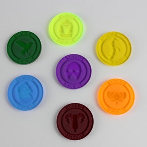 Malifaux Scheme Markers - Bag of 6
