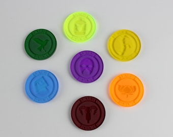 Malifaux Scheme Markers - Bag of 6