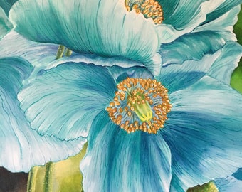 Blue Poppies