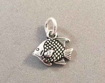 GRAPHICS /& MORE Ocean Coral Reef Angel Clown Fish Diving Silver Plated Bracelet with Antiqued Charm