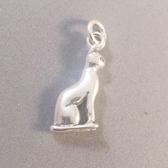 Vintage Plata apertura Esfinge /& Momia encanto
