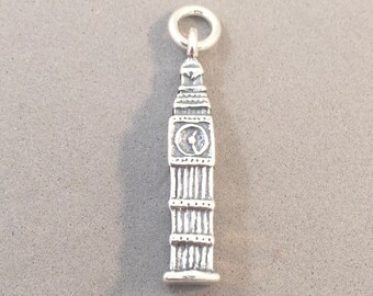 LONDON TOWER_Bead for Silver European Chain Charm Bracelet_Big Ben England UK LONDON TOWER_Bead for Silver European Chain Charm Bracelet_Big Ben England UK