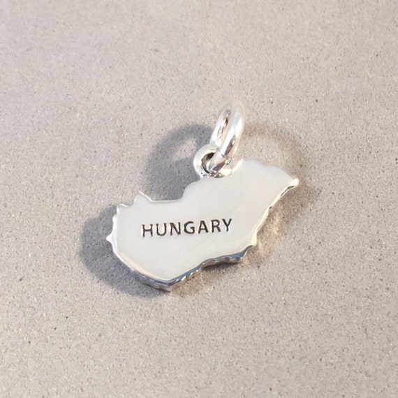 Hongrie carte collier, Hongrie carte pendentif Hongrie collier Hongrie  pendentif Budapest carte bijoux voyage cadeau porte-clés porte-clés porte-clés  -  France