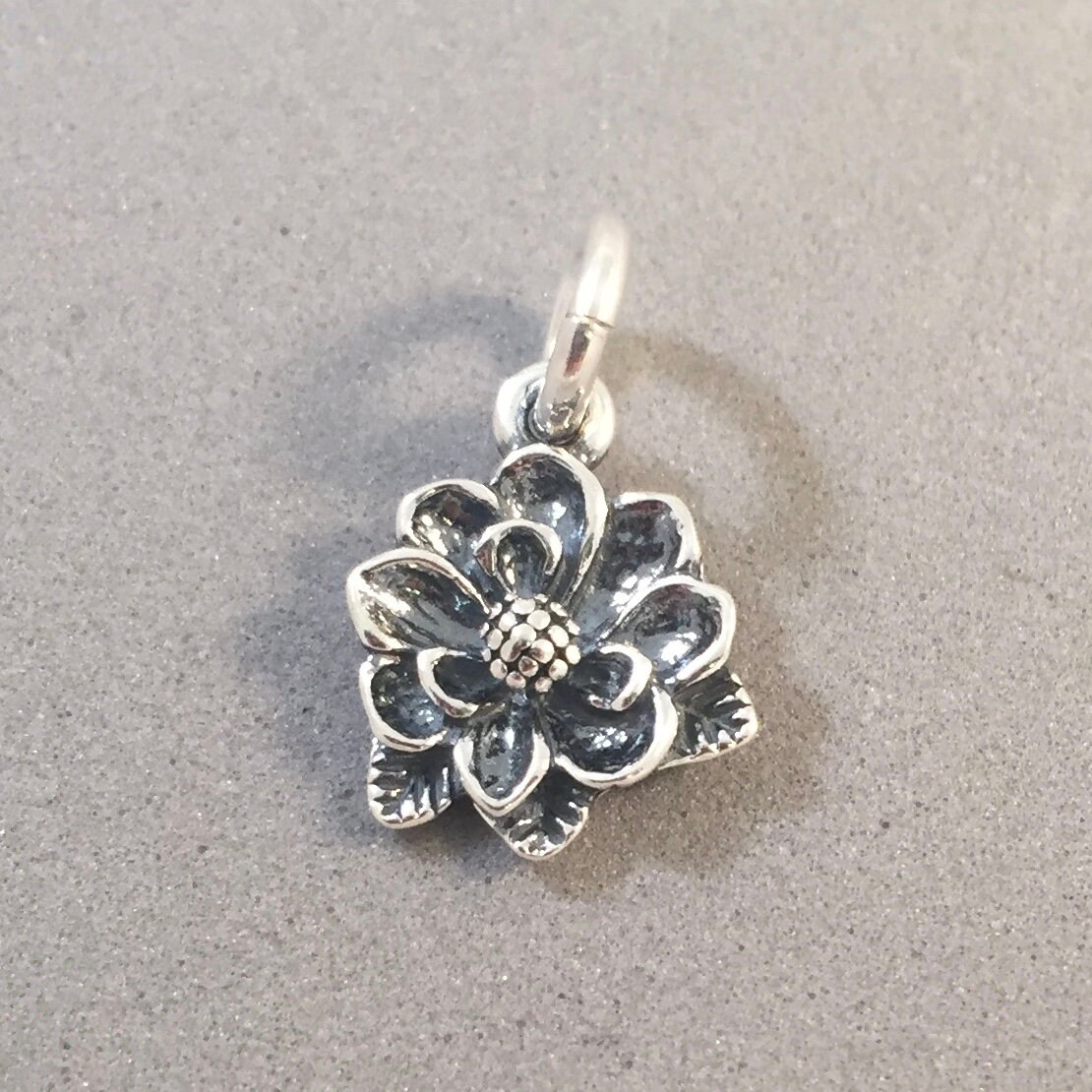 MAGNOLIA FLOWER .925 Sterling Silver 3-D Charm Pendant Tree - Etsy