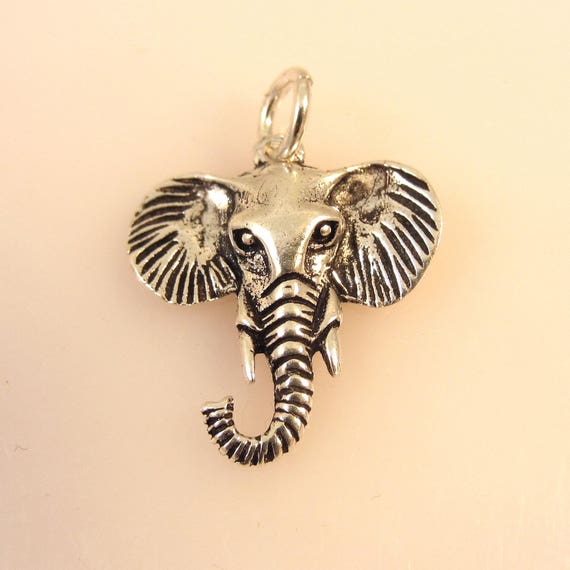 925 Sterling Silver Animal African Elephant Pendant 925 Sterling Silver Animal African Elephant Pendant