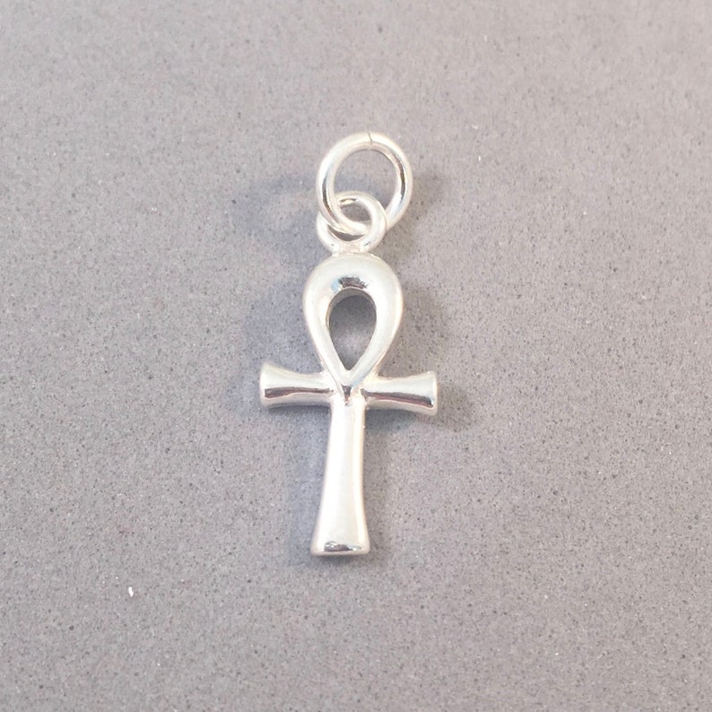 ANKH .925 Sterling Silver Small Egyptian Cross Onk CHARM | Etsy