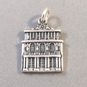 Chateau VERSAILLES .925 Sterling Silver Charm Pendant Palace Paris France Europe Landmark Travel Souvenir New tf08