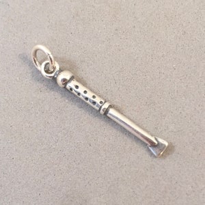 Sale!  RIDING CROP .925 Sterling Silver Charm Pendant Equestrian Equine Tack Horse Jockey Dressage New hs21