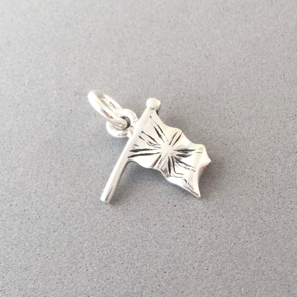 Details about   Union Jack sterling silver charm .925 x 1 British England Flags charms 