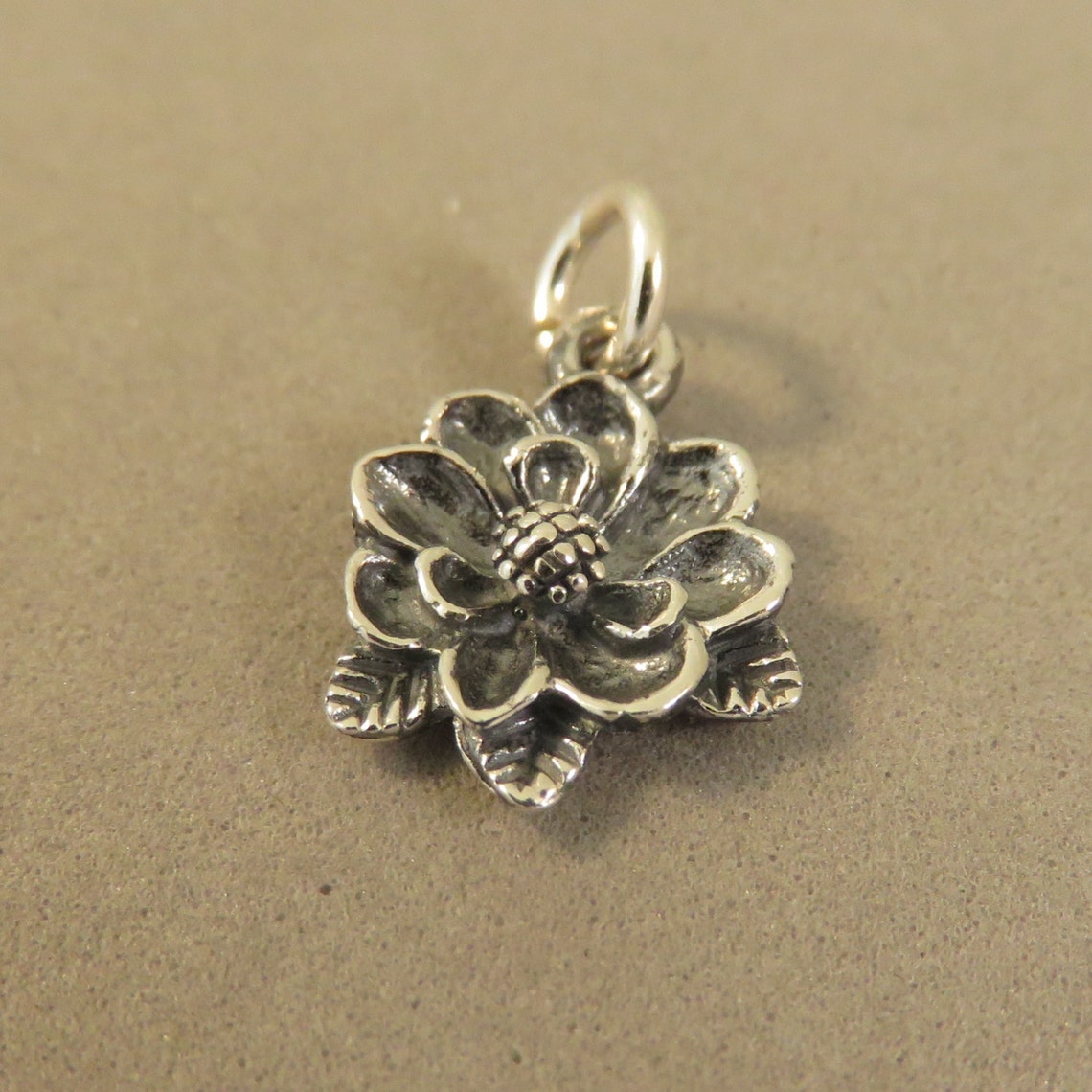 MAGNOLIA FLOWER .925 Sterling Silver 3-D Charm Pendant Tree - Etsy