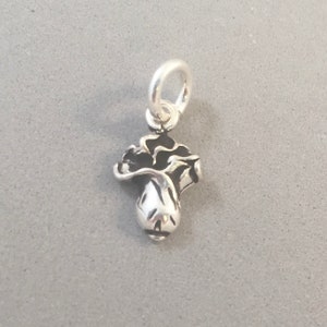 3D PEAS in a POD Charm Pendant 925 STERLING SILVER vegetable Garden Food solid 3D PEAS in a POD Charm Pendant 925 STERLING SILVER vegetable Garden Food solid