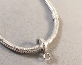 European Love Bug Charm Bead Spacer For Snake Chain Bracelets - Fits Pandora, Chamilia 1 thumbnail image