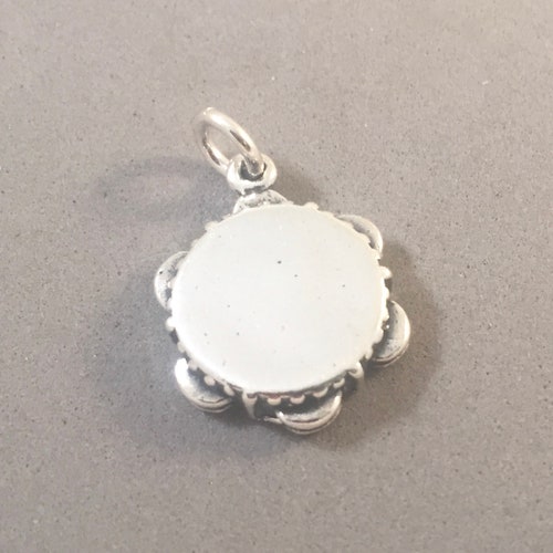 Sterling Silver Musical Instrument Tuba Charm Pendant 3D Etsy