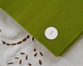 Cinnamon green felt, 30cm x 45cm, ref 3