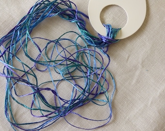 Fancy blue - purple viscose embroidery thread