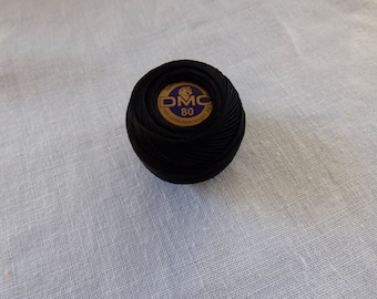 Encaje de cuello negro especial DMC