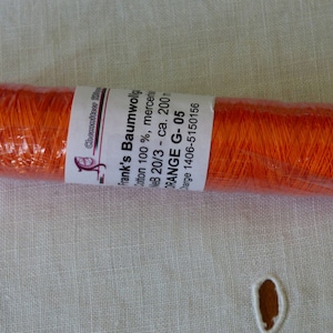 Frank&#39;s 20 cotton yarn / 3 collar Orange G-05