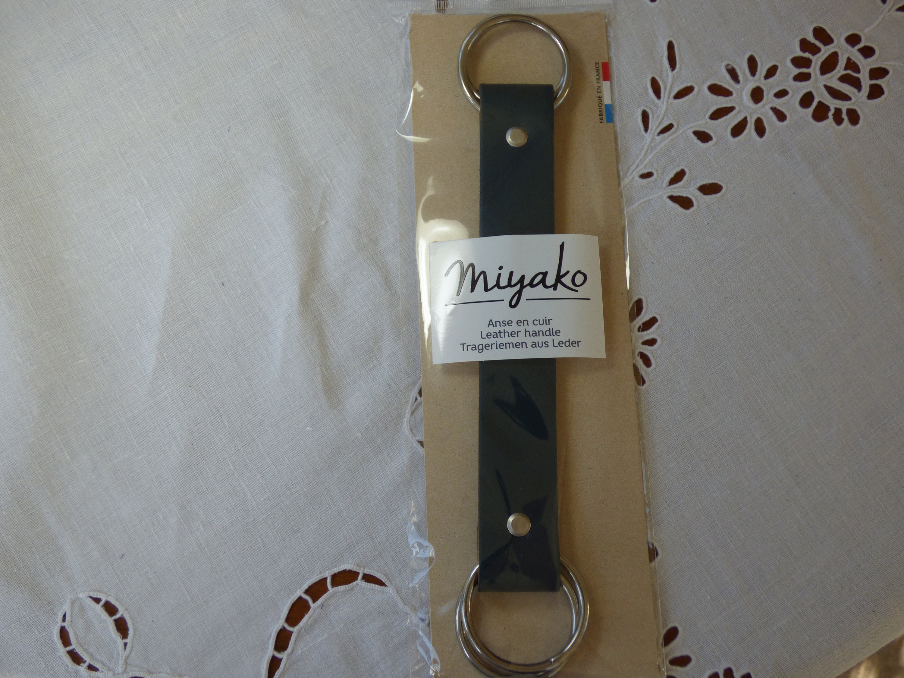 Mallette luxe en cuir couteaux japonais Miyako