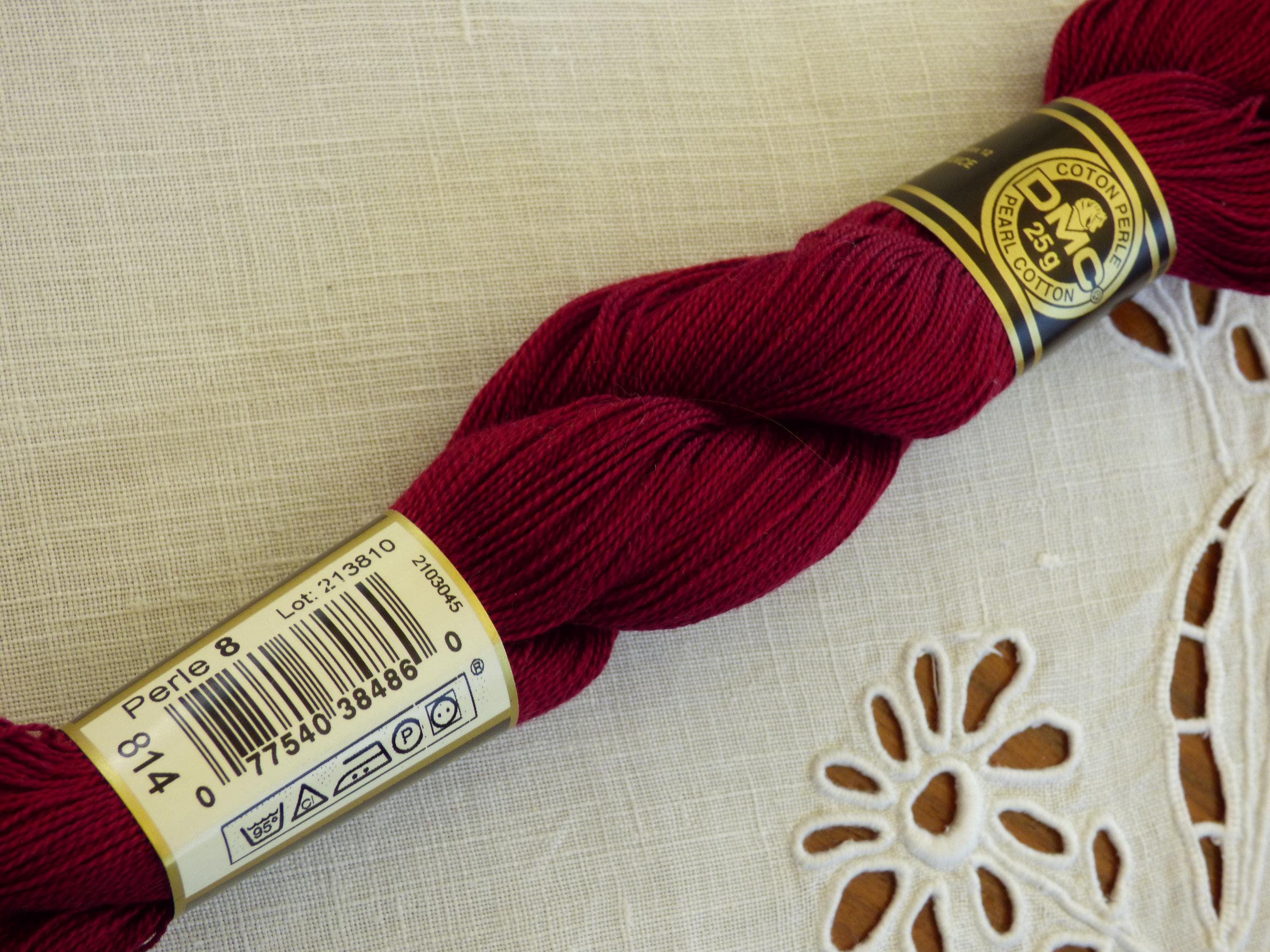 DMC Pearl Cotton 8 Color 814 - Etsy